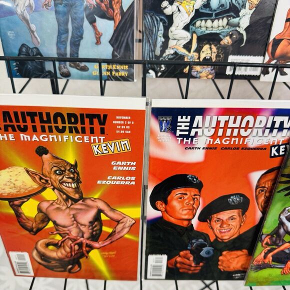 Authority Magnificent Kevin 1-5 & Kev #1 and Vs Lobo One Shot Lot (Wildstorm) - Picture 4 of 5